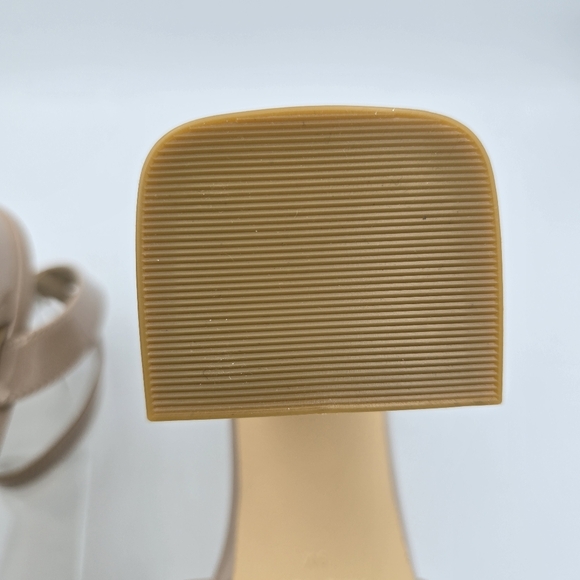 Nine West Joya3 Block Heel Ankle Strap Sandals, Nude, like-new, Size 9M - Picture 13 of 16